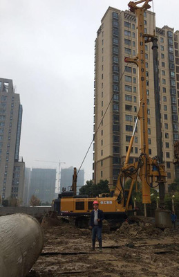 安徽同鑄攜手徐工，以全新鉆機助力利華世紀新城建設